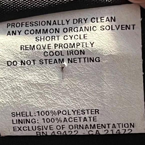 JESSICA McCLINTOCK GUNNE SAX Black & white polka dot strapless cocktail dress - Picture 7 of 9